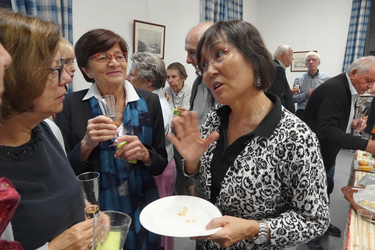 15 octobre 2019. Cocktail offert par Michel Talagrand à l'occasion de son prix Shaw de mathématiques — photo 44